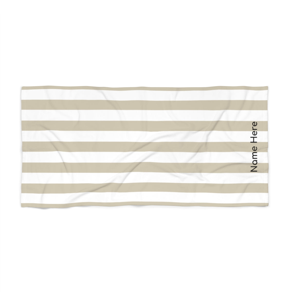 Personalized Cabana Stripe Beach Towel