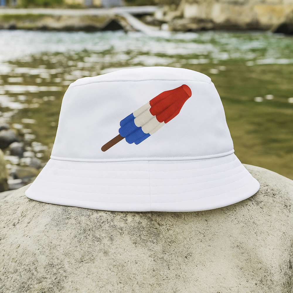 Rocket Pop Printed Bucket Hat
