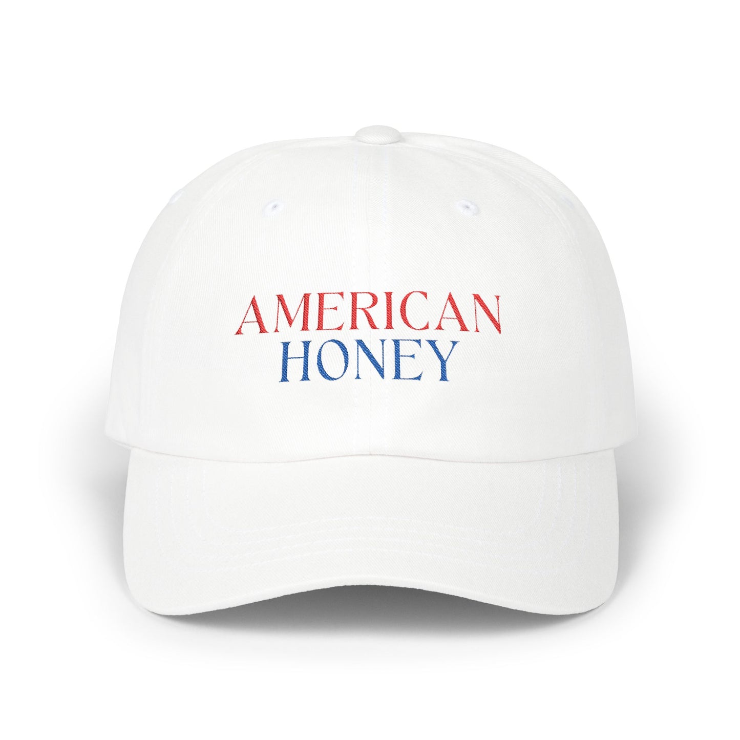 "American Honey" Embroidered Baseball Cap – A Sweet & Stylish Statement
