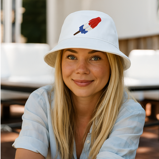 Rocket Pop Printed Bucket Hat