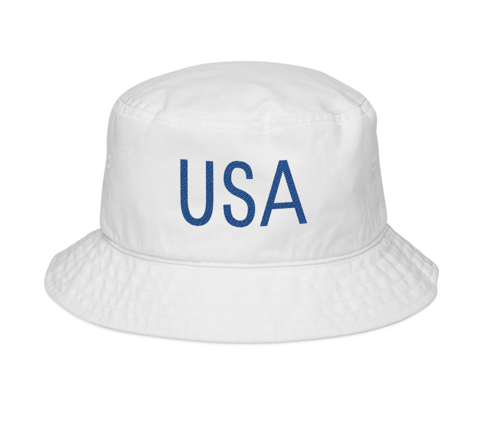 "USA" Embroidered Bucket Hat