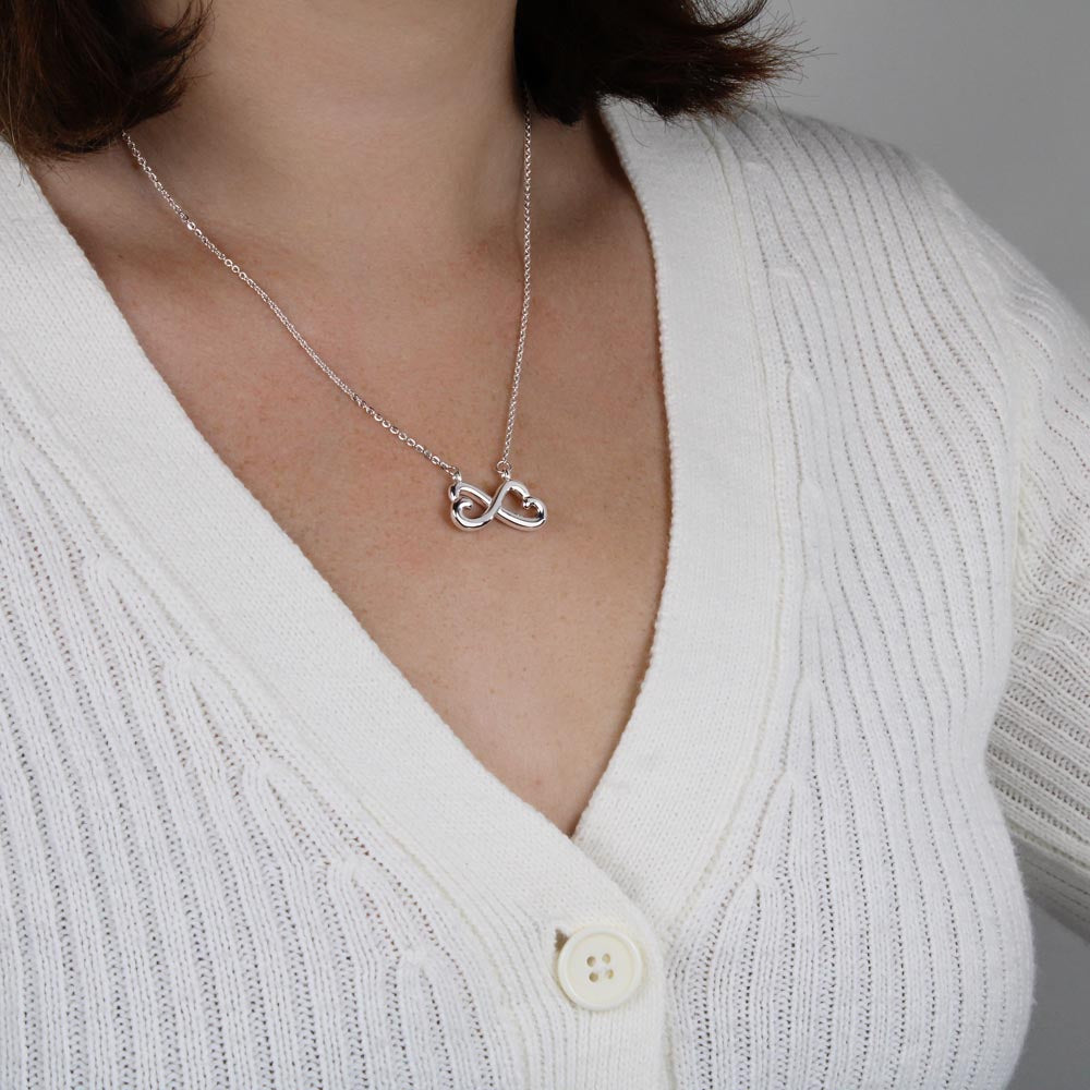 "To My Mom – I Love You Always" Heart Necklace Gift