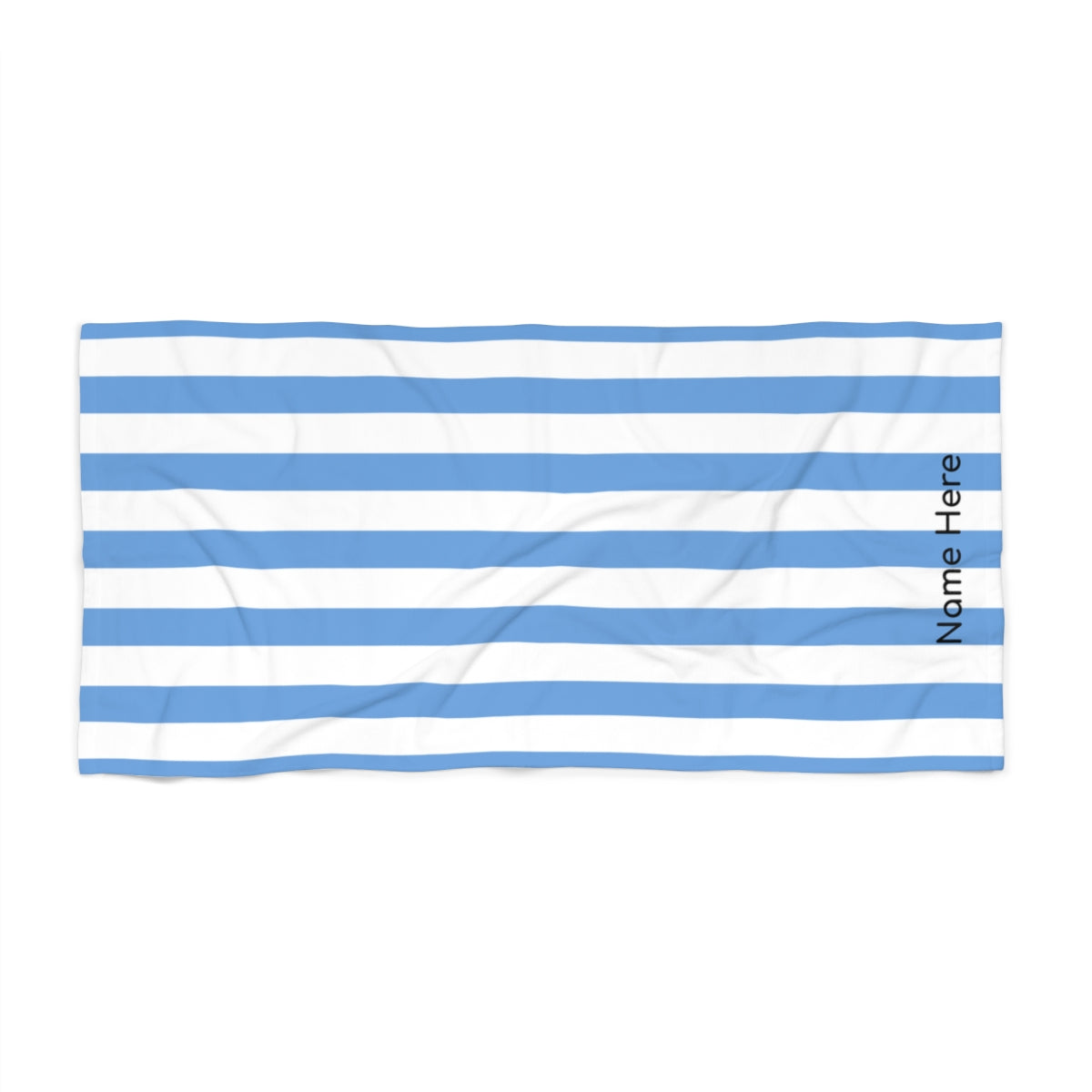 Personalized Cabana Stripe Beach Towel