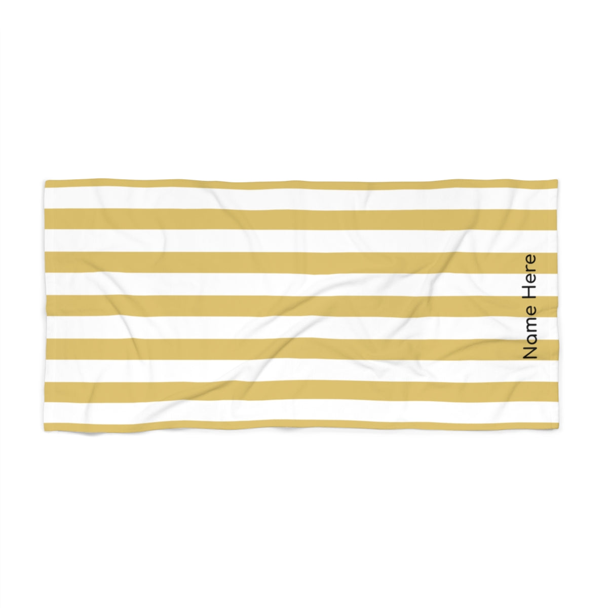 Personalized Cabana Stripe Beach Towel