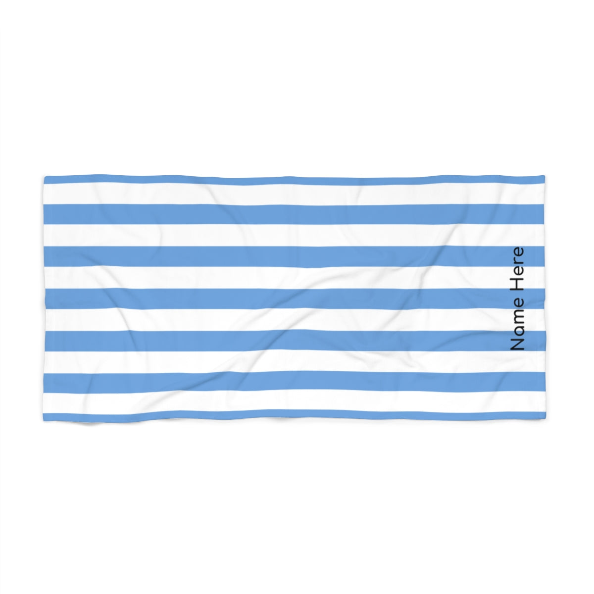 Personalized Cabana Stripe Beach Towel