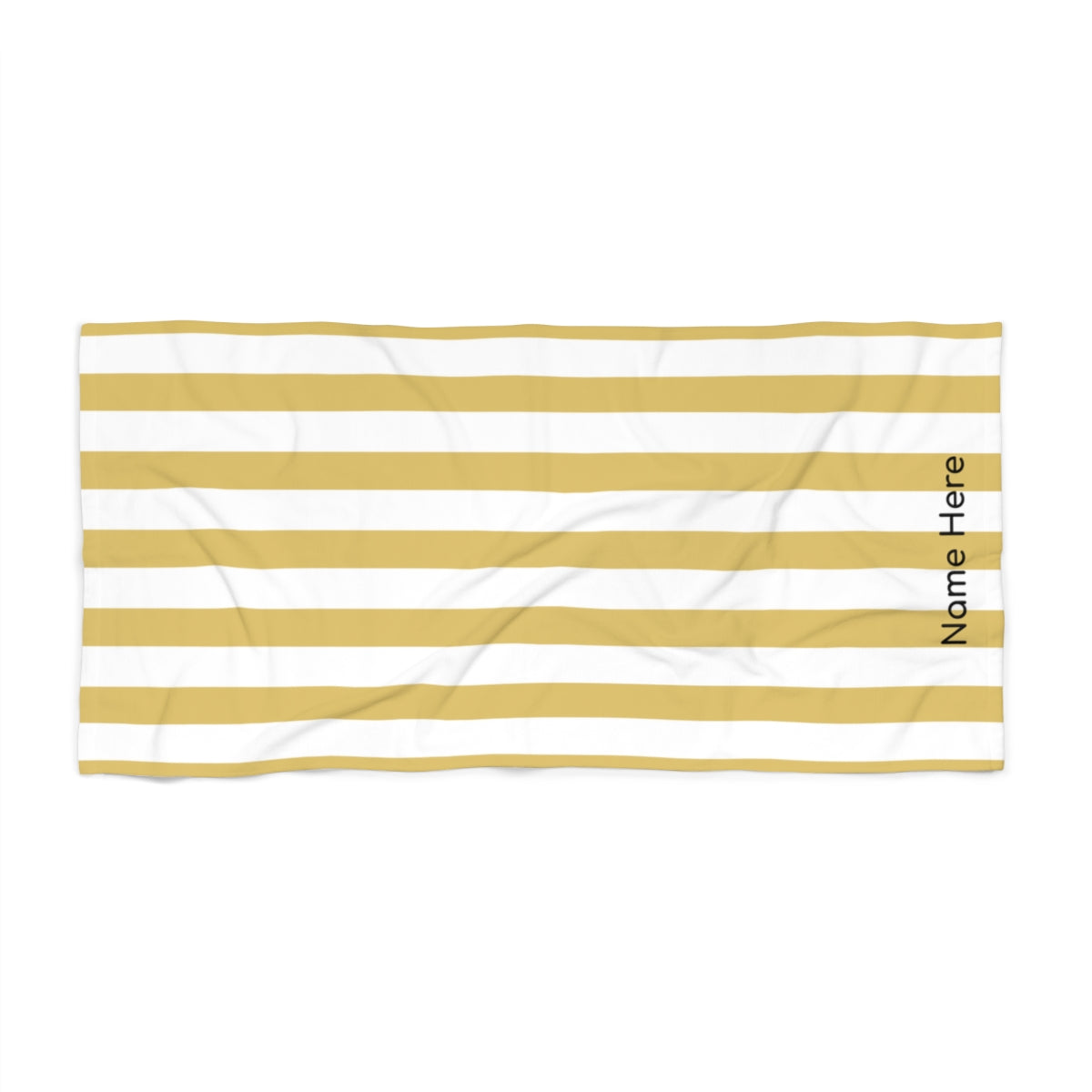 Personalized Cabana Stripe Beach Towel