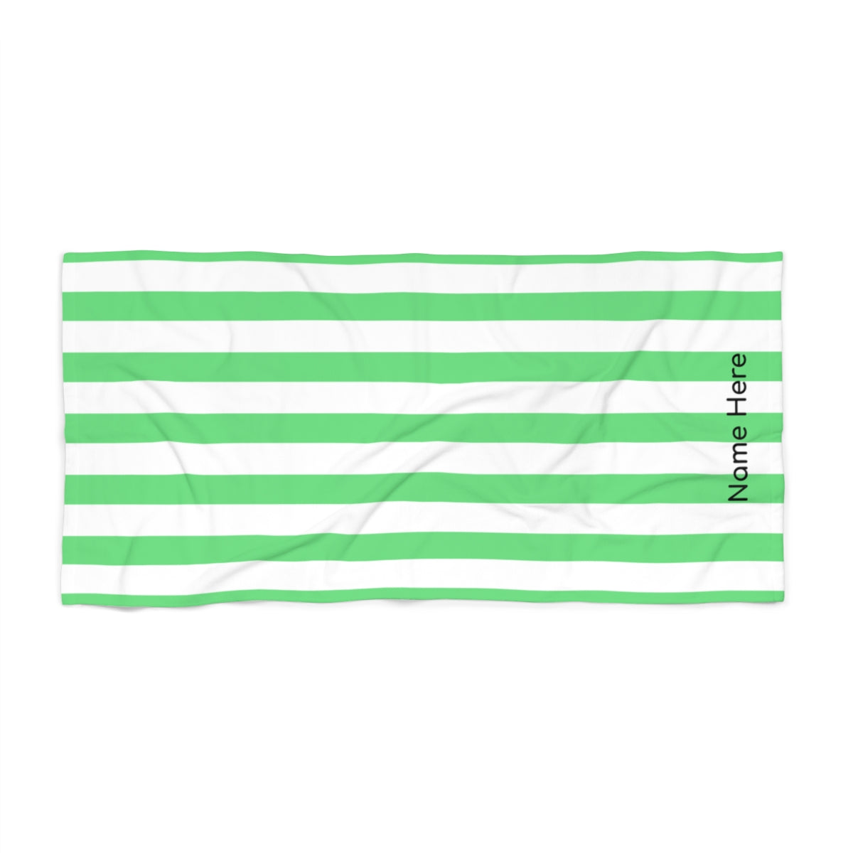 Personalized Cabana Stripe Beach Towel