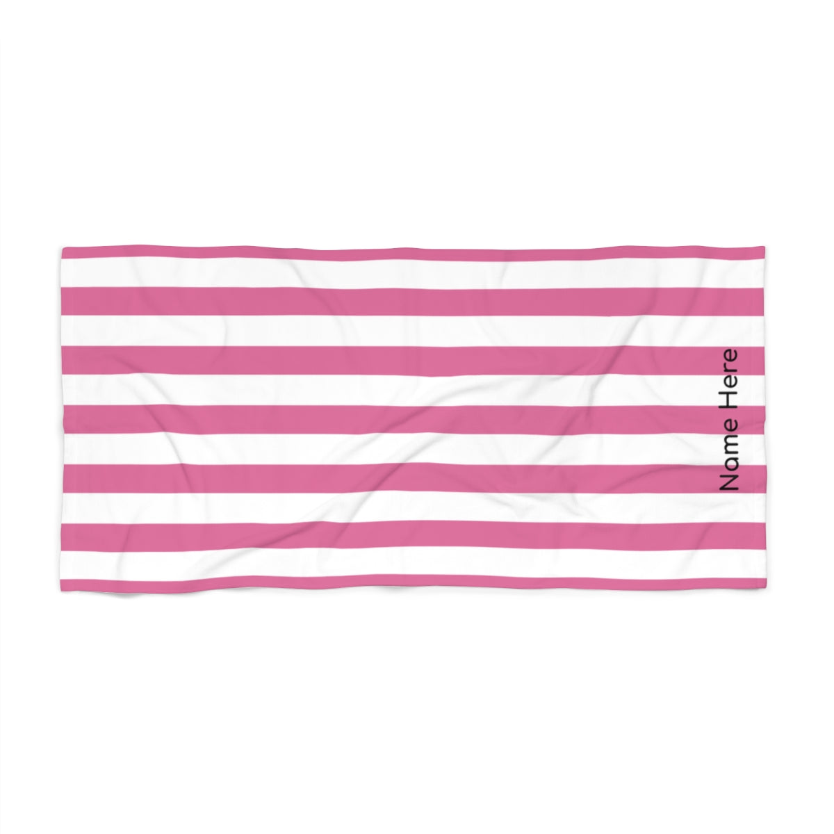 Personalized Cabana Stripe Beach Towel