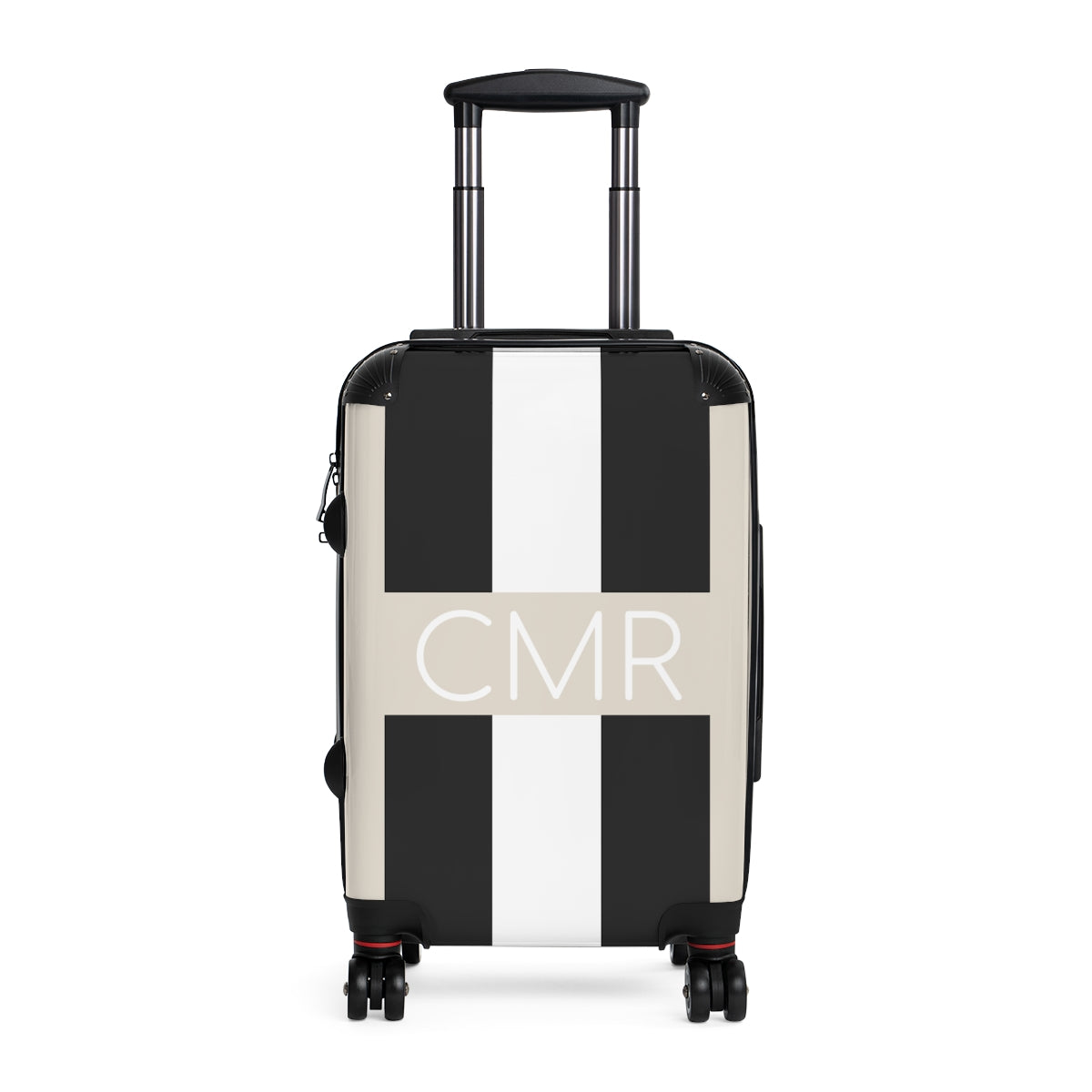 Personalized Striped Hard Shell Luggage