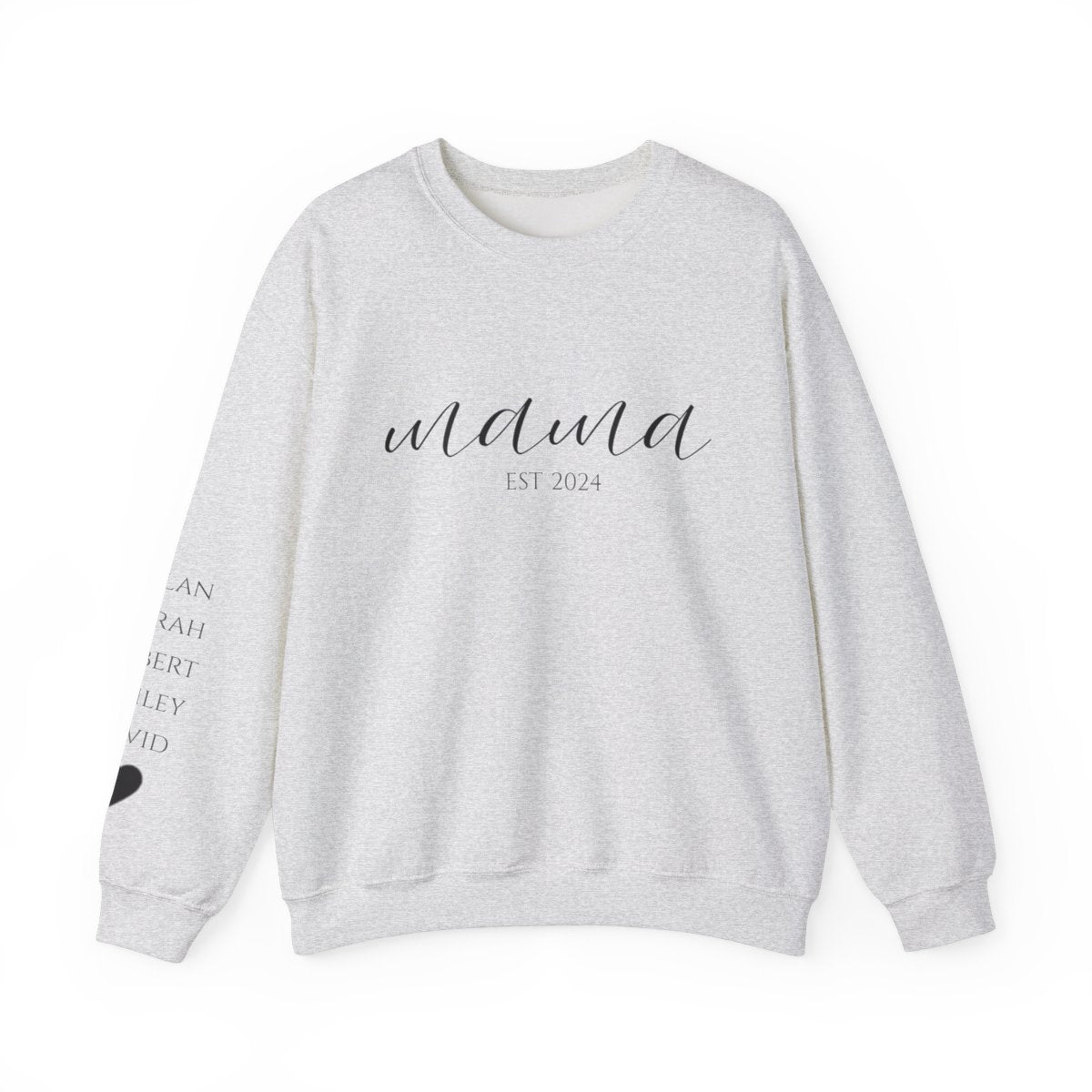 Personalized "Kids' Names on Sleeve" Sweatshirt – A Hug You Can Wear