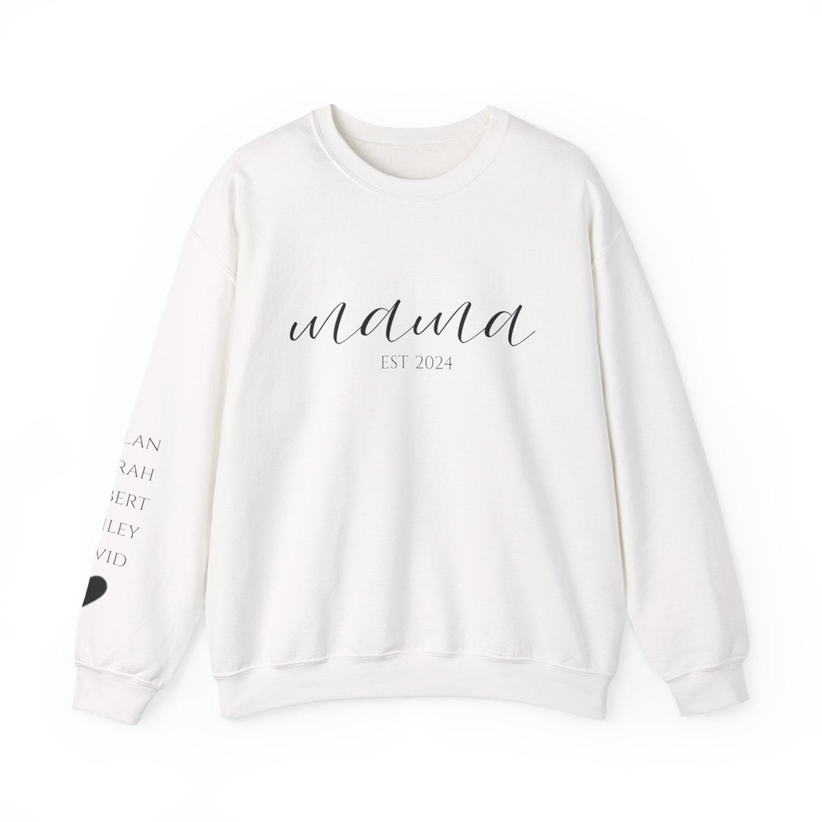 Personalized "Kids' Names on Sleeve" Sweatshirt – A Hug You Can Wear