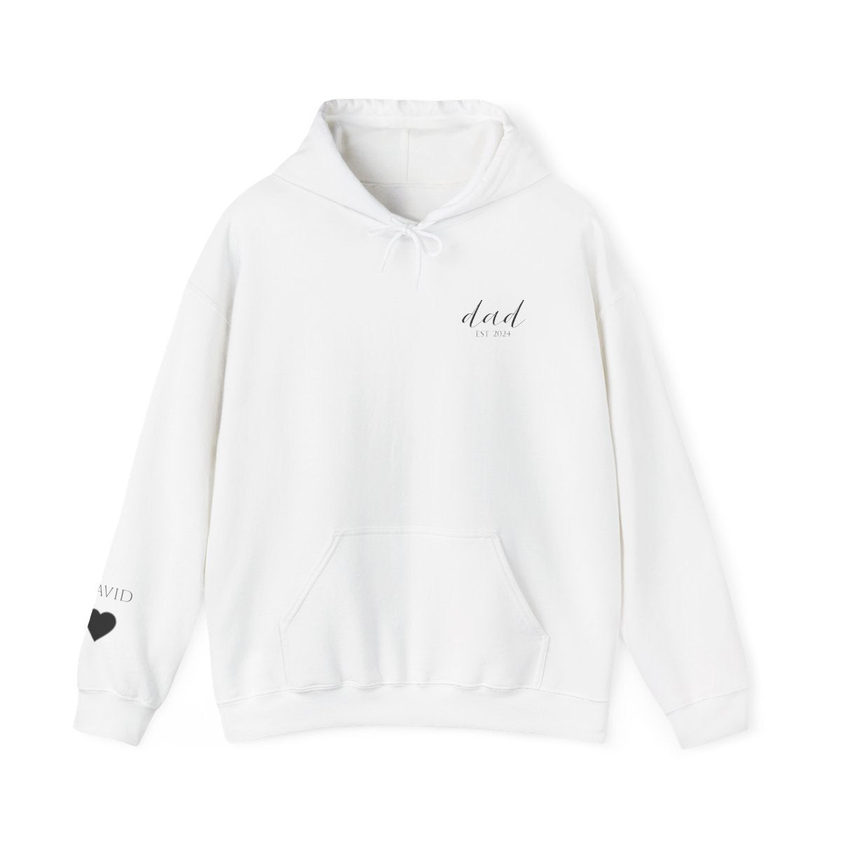 Custom Dad Hoodie – Personalized with Kids’ Names & Established Year